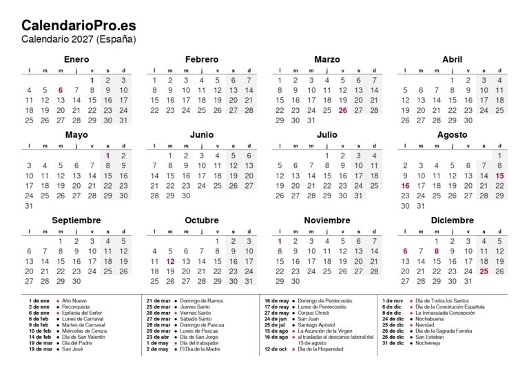 Calendario 2027 Festivos Y N meros De Semana calendario-2027-festivos-y-n-meros-de-semana